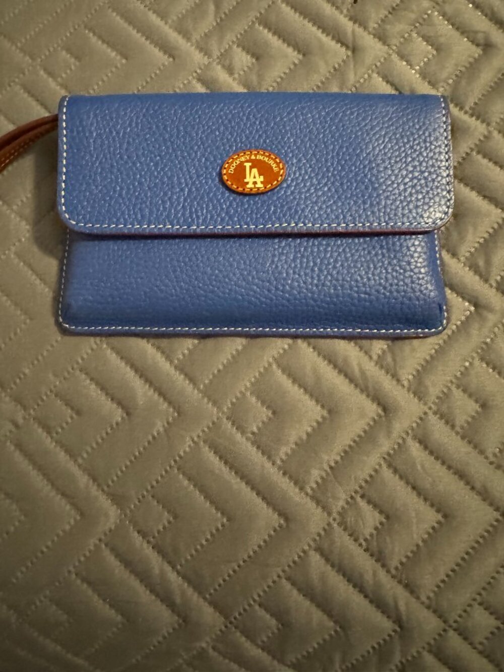 Dooney & Bourke Blue LA Dodgers Leather Wallet